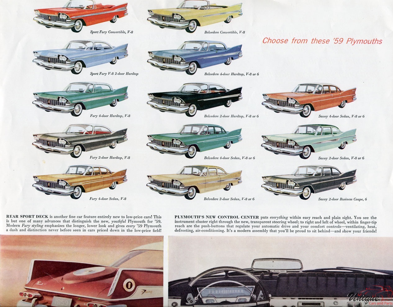 1959 Plymouth Brochure Page 6
